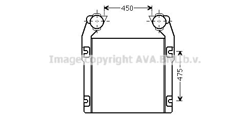 AVA QUALITY COOLING Интеркулер RE4080